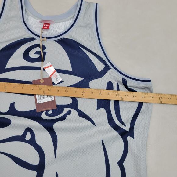 Mitchell & Ness NCAA Georgetown Hoyas Big Face Athletic Jersey And Short Set 2XL - Picture 10 of 10